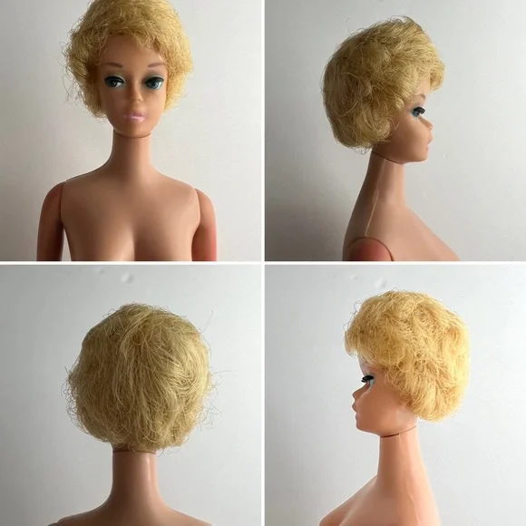 Vintage Barbie Blonde Bubble Cut Barbie Doll